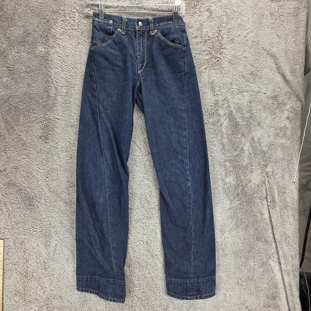 Vintage Levis Engineered Jeans Womens 25x30 Blue Twisted Y2K Dark Wash Zip Fly